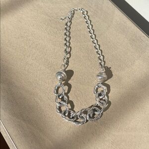 Liz Claiborne Silver Chain Necklace